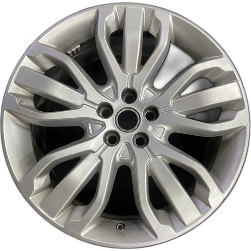21" RANGE ROVER SPORT 14-15 21x9.5 alloy 15 spoke silver Original OEM Wheel Rim - Front View