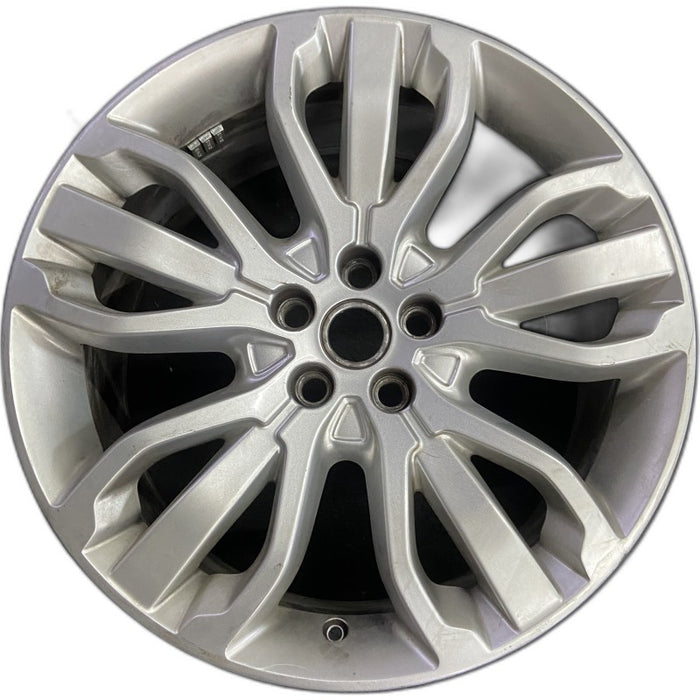 21" RANGE ROVER SPORT 14-15 21x9.5 alloy 15 spoke silver Original OEM Wheel Rim - Front View