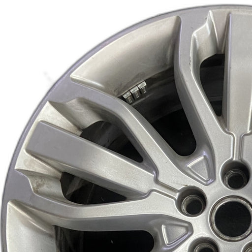 21" RANGE ROVER SPORT 14-15 21x9.5 alloy 15 spoke silver Original OEM Wheel Rim - Angle View