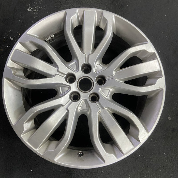 21" RANGE ROVER SPORT 14-15 21x9.5 alloy 15 spoke silver Original OEM Wheel Rim - Additional View