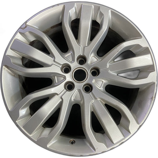 21" RANGE ROVER SPORT 14-15 21x9.5 alloy 15 spoke silver Original OEM Wheel Rim - Front View