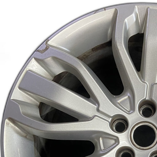 21" RANGE ROVER SPORT 14-15 21x9.5 alloy 15 spoke silver Original OEM Wheel Rim - Angle View