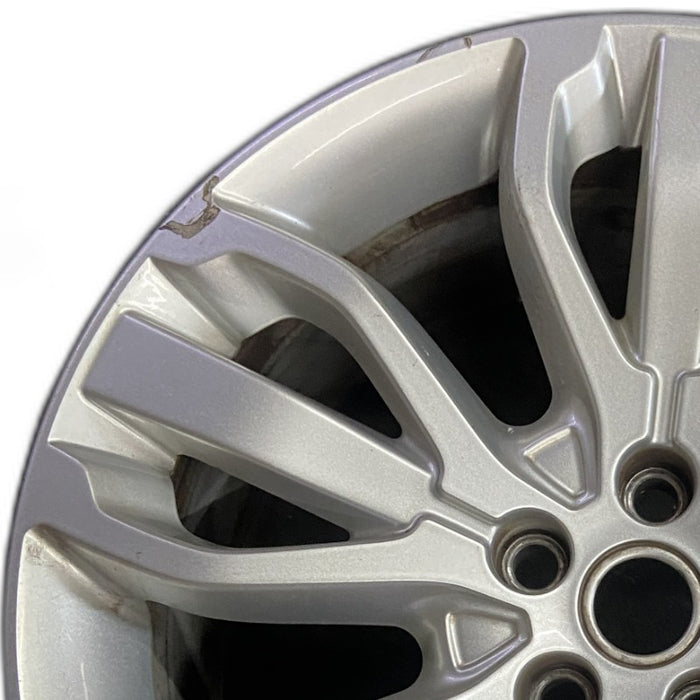 21" RANGE ROVER SPORT 14-15 21x9.5 alloy 15 spoke silver Original OEM Wheel Rim - Angle View