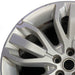 21" RANGE ROVER SPORT 14-15 21x9.5 alloy 15 spoke silver Original OEM Wheel Rim - Angle View