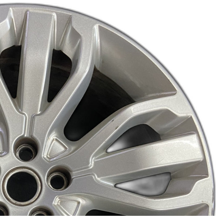 21" RANGE ROVER SPORT 14-15 21x9.5 alloy 15 spoke silver Original OEM Wheel Rim - Side Profile