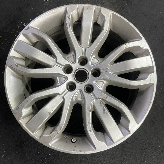 21" RANGE ROVER SPORT 14-15 21x9.5 alloy 15 spoke silver Original OEM Wheel Rim - Front View