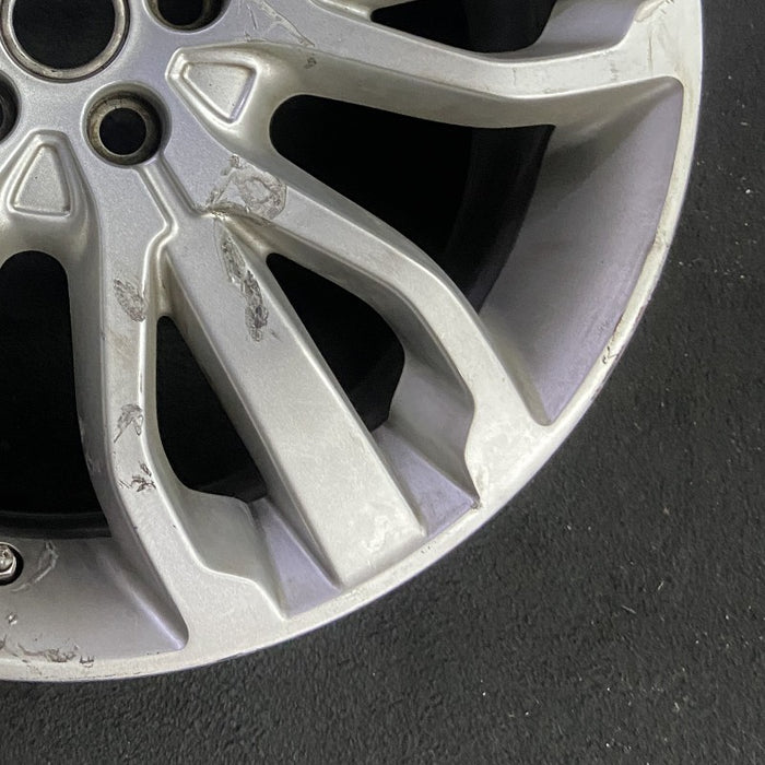 21" RANGE ROVER SPORT 14-15 21x9.5 alloy 15 spoke silver Original OEM Wheel Rim - Back View