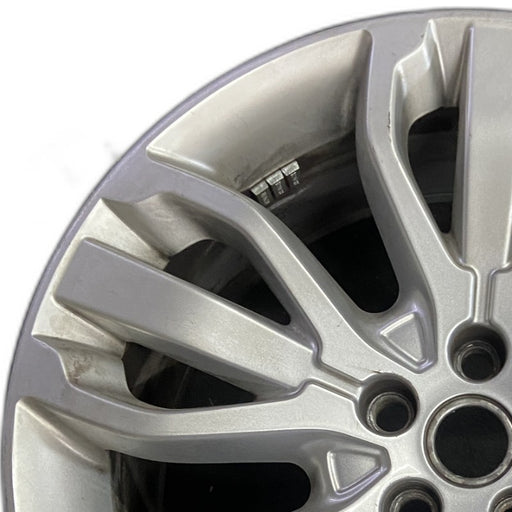 21" RANGE ROVER SPORT 14-15 21x9.5 alloy 15 spoke silver Original OEM Wheel Rim - Angle View