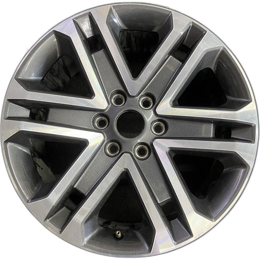 20" FORD F150 PICKUP 21-23 20x8.5, 6 spoke, machined dark gray Original OEM - Front View