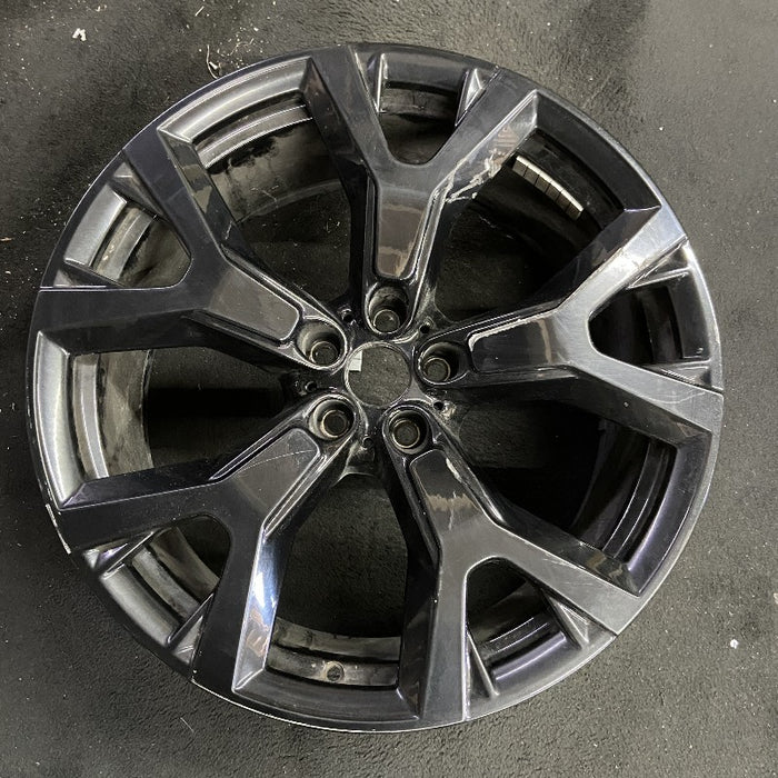 21" X7 19-20 21x9.5 5 spoke Y spoke dark gray orbit gray Original OEM Wheel Rim - Front View