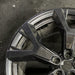 21" X7 19-20 21x9.5 5 spoke Y spoke dark gray orbit gray Original OEM Wheel Rim - Side Profile