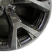 21" X7 19-20 21x9.5 5 spoke Y spoke black Original OEM Wheel Rim - Close-Up Detail