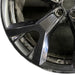 21" X7 19-20 21x9.5 5 spoke Y spoke black Original OEM Wheel Rim - Back View