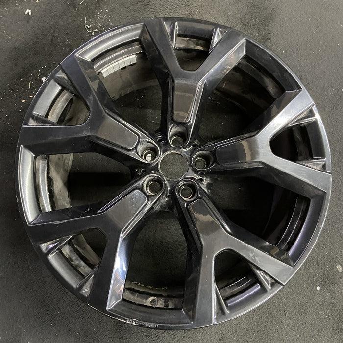 21" X7 19-20 21x9.5 5 spoke Y spoke black Original OEM Wheel Rim - Additional View