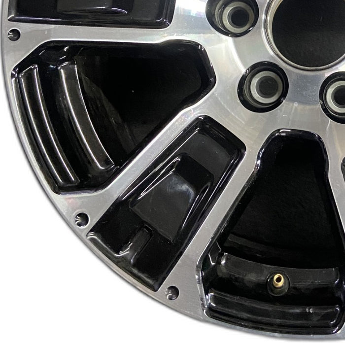 18" TITAN 17-24 18x8 alloy 6 spoke machined black solid spoke Original OEM Wheel Rim