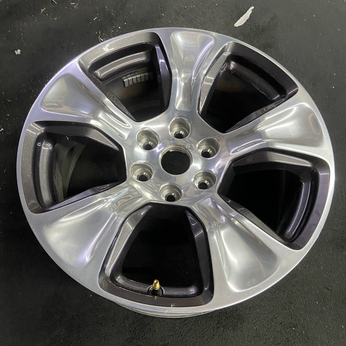 20" DODGE 1500 PICKUP 19-21 , 20x9, , 5 spoke, opt WRB Original OEM Wheel Rim - Side Profile