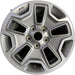 17" WRANGLER 13 17x7.5 10 hole w/machined accent gray Original OEM Wheel Rim - Front View