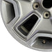 17" WRANGLER 13 17x7.5 10 hole w/machined accent gray Original OEM Wheel Rim - Back View