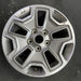 17" WRANGLER 13 17x7.5 10 hole w/machined accent gray Original OEM Wheel Rim - Front View