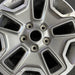 17" WRANGLER 13 17x7.5 10 hole w/machined accent gray Original OEM Wheel Rim - Angle View