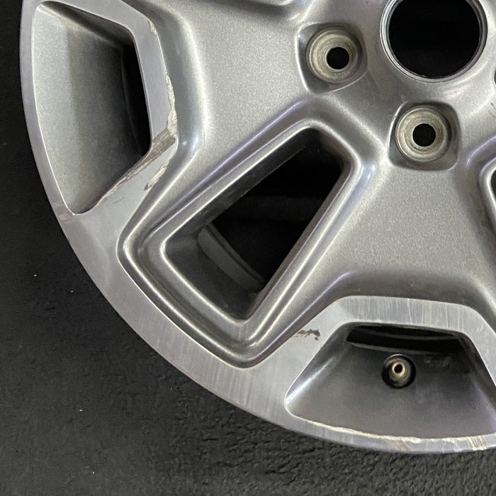 17" WRANGLER 13 17x7.5 10 hole w/machined accent gray Original OEM Wheel Rim - Additional View