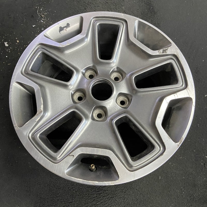 17" WRANGLER 13 17x7.5 10 hole w/machined accent gray Original OEM Wheel Rim - View 7