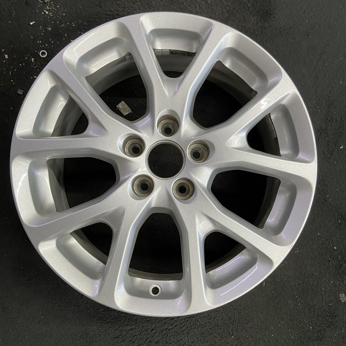 17" CHEROKEE 14-17 17x7, aluminum Original OEM Wheel Rim - Angle View