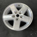 17" WRANGLER 07-08 17x7.5, machined finish Original OEM Wheel Rim - Close-Up Detail
