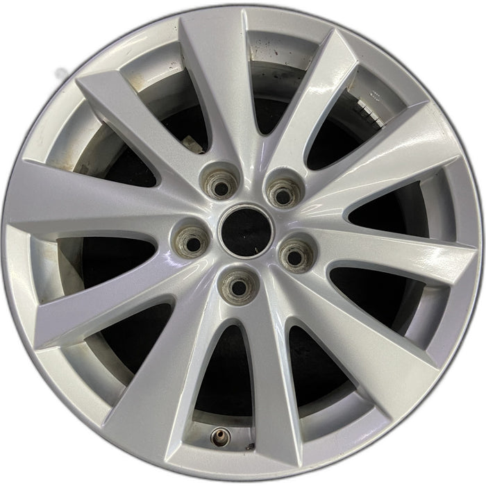 17" MAZDA CX-5 13-16 aluminum, 17x7, Original OEM Wheel Rim - Front View