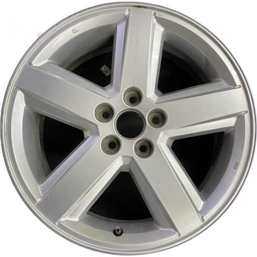 18" COMPASS 11-12 18x7, , single spoke , silver Original OEM Wheel Rim - Front View