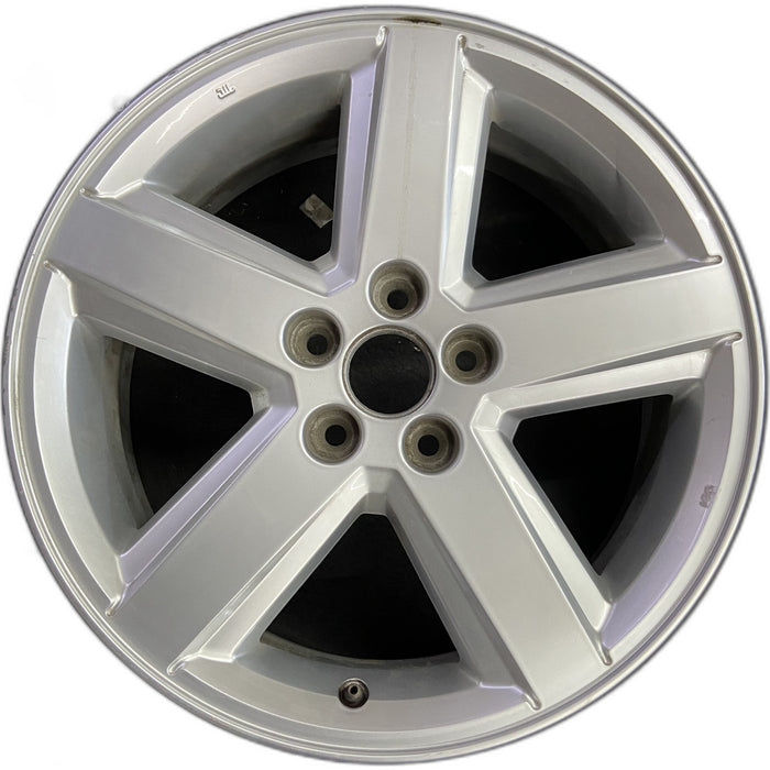 18" COMPASS 11-12 18x7, , single spoke , silver Original OEM Wheel Rim - Front View