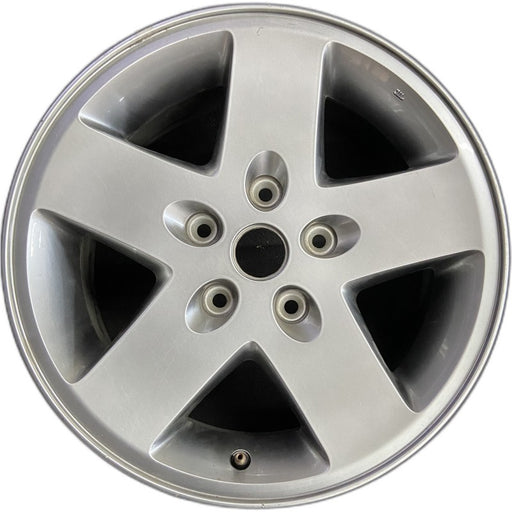 17" WRANGLER 07-08 17x7.5 silver Original OEM Wheel Rim - Front View