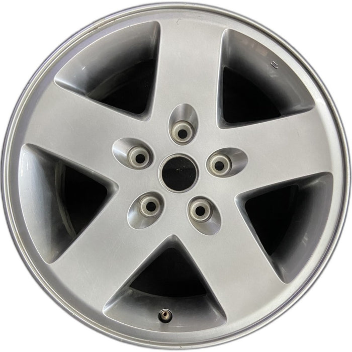 17" WRANGLER 07-08 17x7.5 silver Original OEM Wheel Rim - Front View