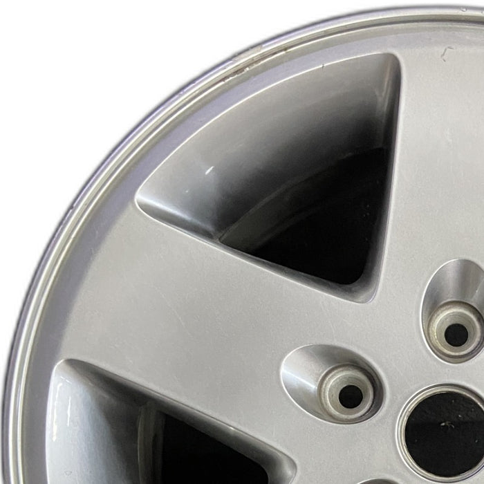 17" WRANGLER 07-08 17x7.5 silver Original OEM Wheel Rim - Angle View