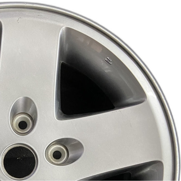 17" WRANGLER 07-08 17x7.5 silver Original OEM Wheel Rim - Side Profile