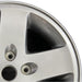17" WRANGLER 07-08 17x7.5 silver Original OEM Wheel Rim - Side Profile