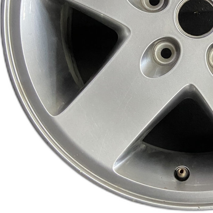 17" WRANGLER 07-08 17x7.5 silver Original OEM Wheel Rim - Back View