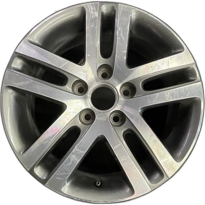 16" JETTA 05-10 VIN K 8th digit 5x112mm 16x6.5 alloy 5 double spoke silver Original OEM Wheel Rim