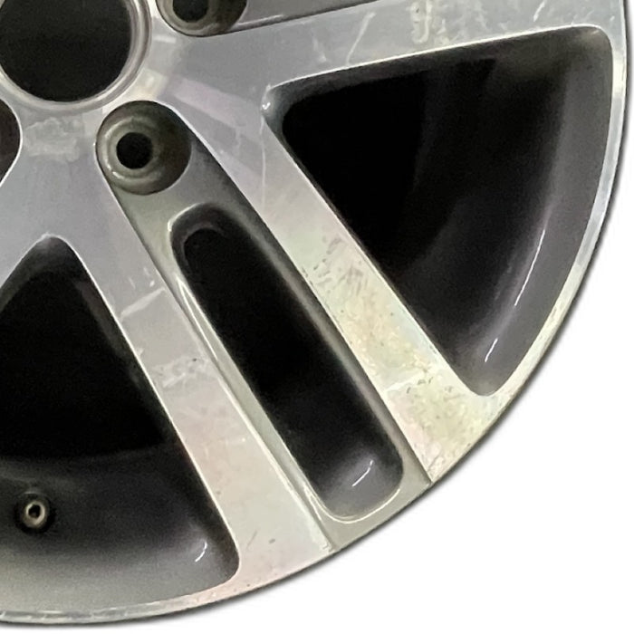 16" JETTA 05-10 VIN K 8th digit 5x112mm 16x6.5 alloy 5 double spoke silver Original OEM Wheel Rim