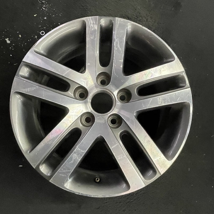 16" JETTA 05-10 VIN K 8th digit 5x112mm 16x6.5 alloy 5 double spoke silver Original OEM Wheel Rim