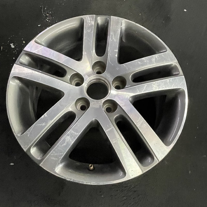 16" JETTA 05-10 VIN K 8th digit 5x112mm 16x6.5 alloy 5 double spoke silver Original OEM Wheel Rim