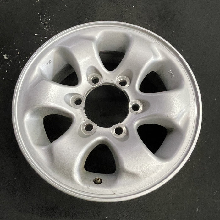 15" MONTERO 94-02 15x6, alloy Original OEM Wheel Rim - Side Profile