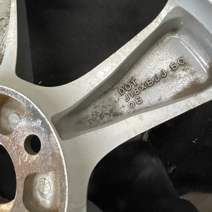 18" MAZDA RX8 04-07 18x8 alloy 5 spoke dull finish Original OEM Wheel Rim