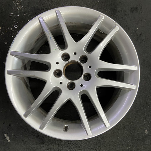 17" MERCEDES CLK 08-09 209 Type; CLK350, 17x7.5 , 12 spoke Original OEM Wheel - Angle View