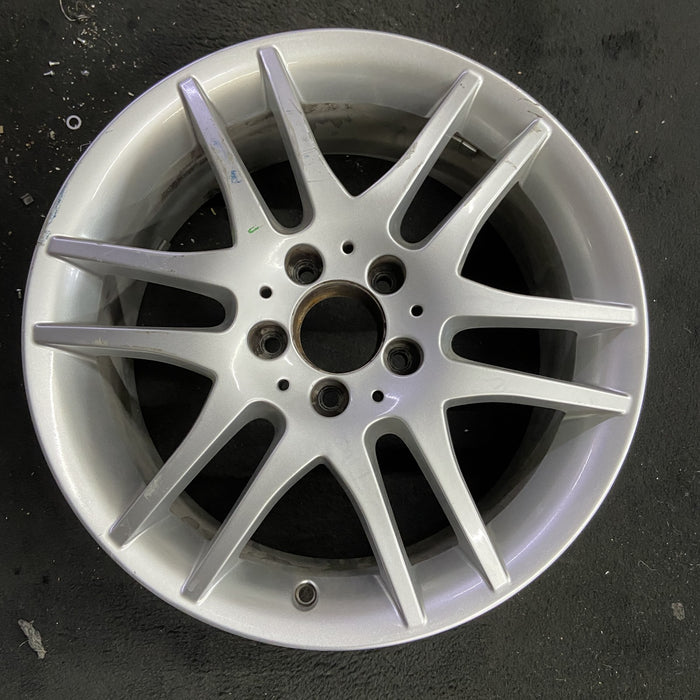 17" MERCEDES CLK 08-09 209 Type; CLK350, 17x7.5 , 12 spoke Original OEM Wheel - Angle View