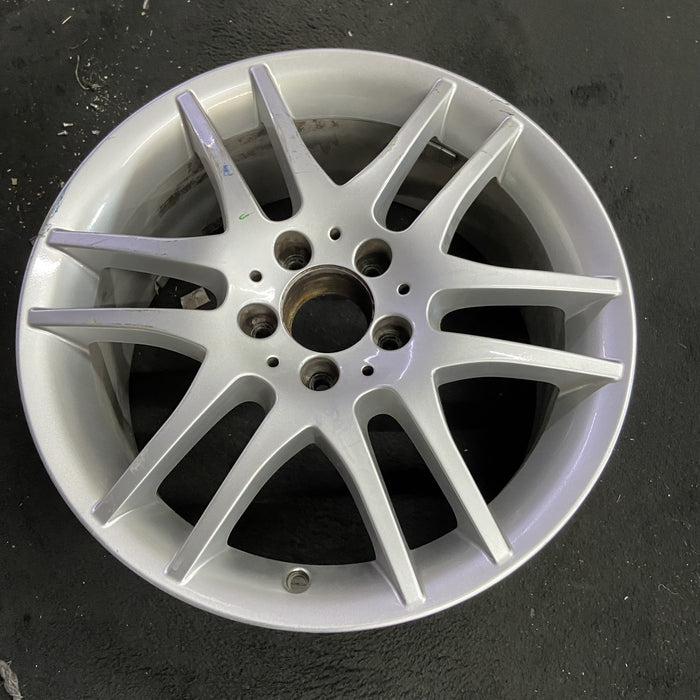17" MERCEDES CLK 08-09 209 Type; CLK350, 17x7.5 , 12 spoke Original OEM Wheel - Side Profile