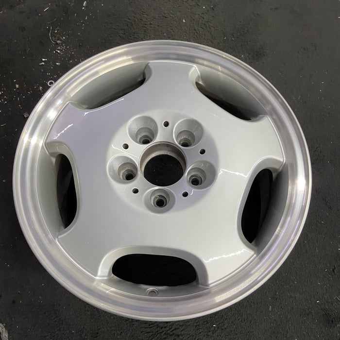 16" MERCEDES E-CLASS 96-97 210 Type; E300D, 16x7.5, 5 hole Original OEM Wheel - Side Profile