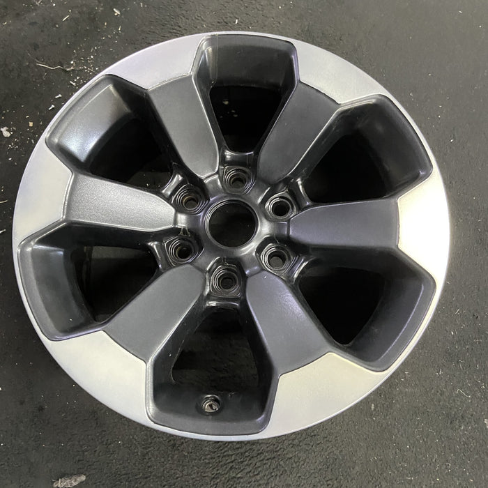 18" DODGE 1500 PICKUP 19-21 , 18x8 , , 6 spoke, opt WBT Original OEM Wheel Rim - Side Profile