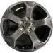 20" GRAND CHEROKEE 18 20x8, 5 spoke, straight spoke Original OEM Wheel Rim - Front View