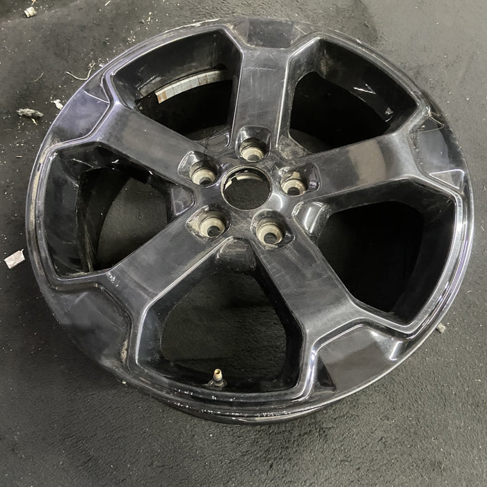20" GRAND CHEROKEE 18 20x8, 5 spoke, straight spoke Original OEM Wheel Rim - Side Profile